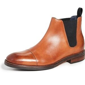 Cole Haan Brown Leather Wagner Chelsea Boots